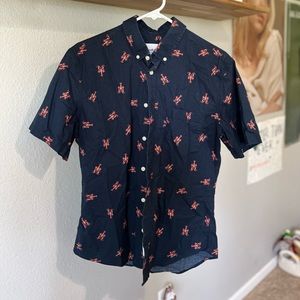 Men’s Lobster Button-Up